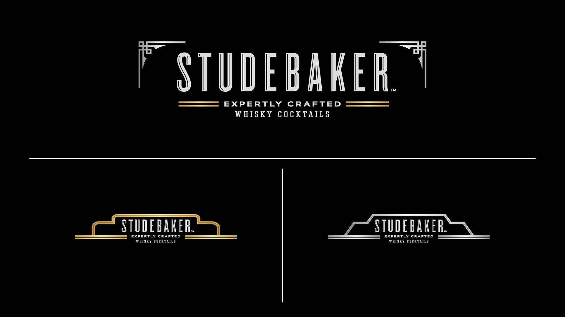 Oz Mfg. Company Studebaker Cocktails Art Deco Logos Graphic Design