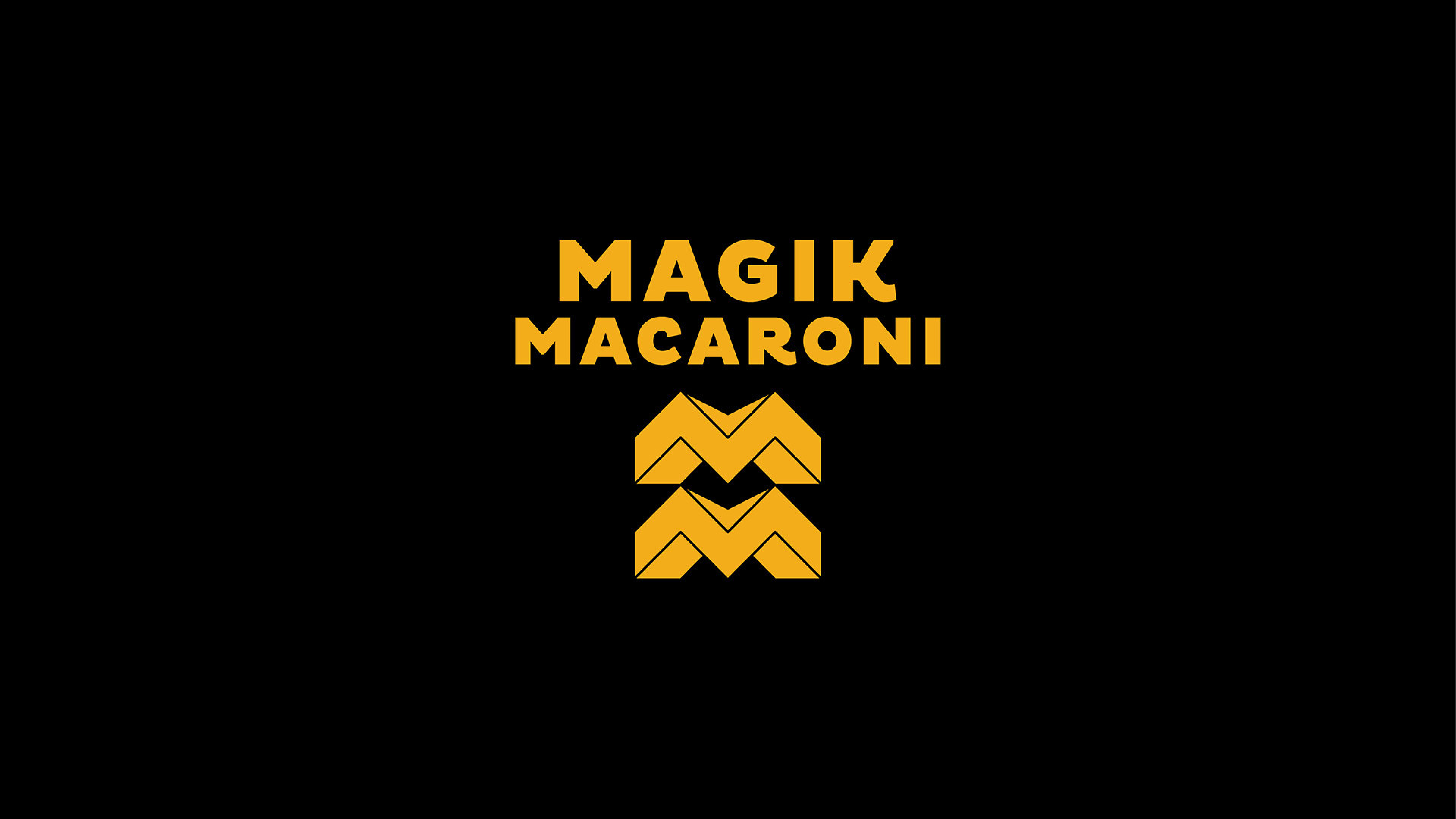 Magik Macaroni Logo Branding